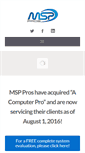 Mobile Screenshot of msppros.com